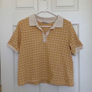 Zara 70s style Sweater Polo